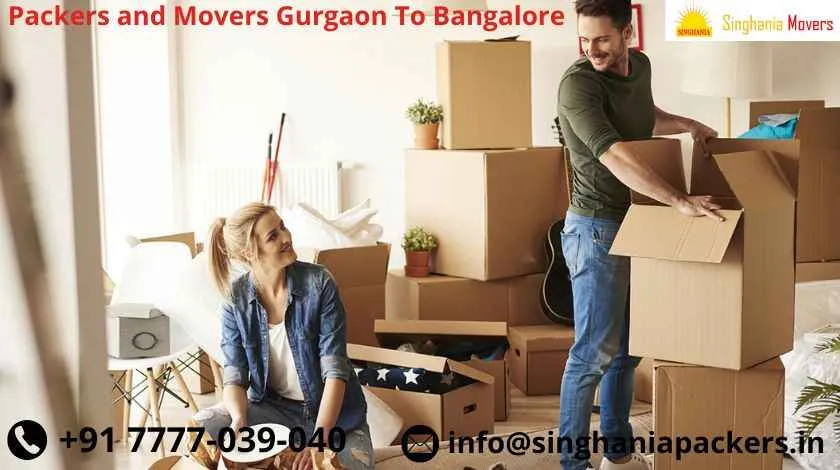 Best Packers Movers from Gurgaon to Bangalore